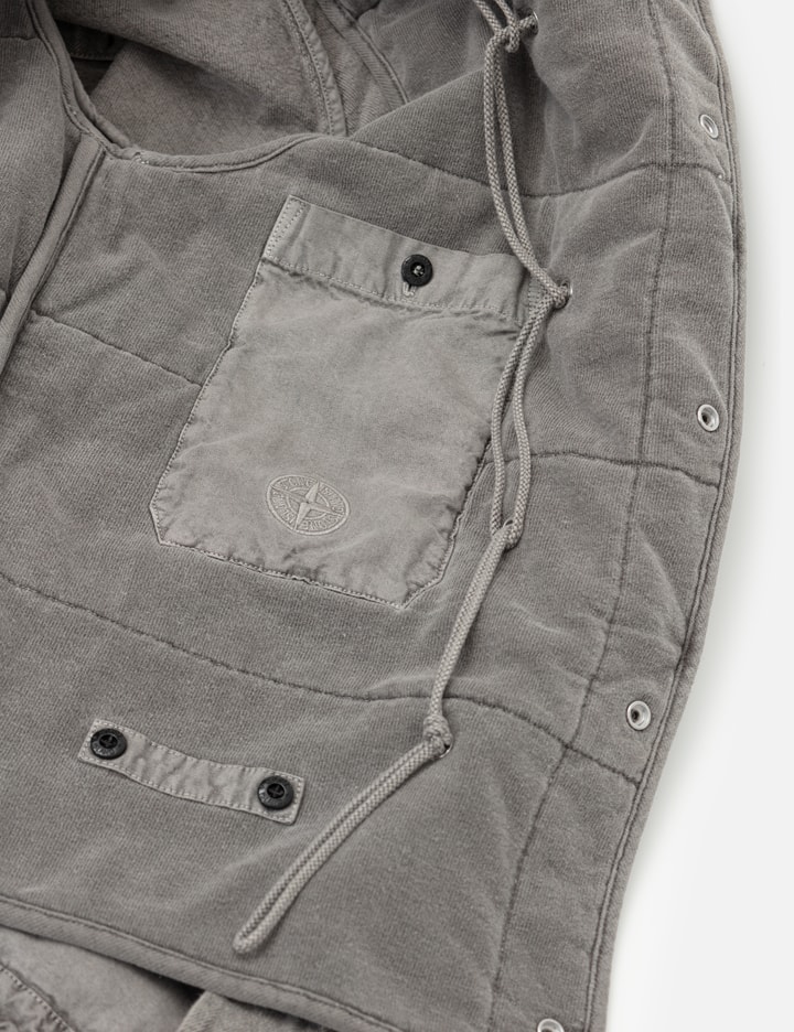 Stone Island Mineral Dyed Cotton Gabardine-TC Jacket With Removable Vest