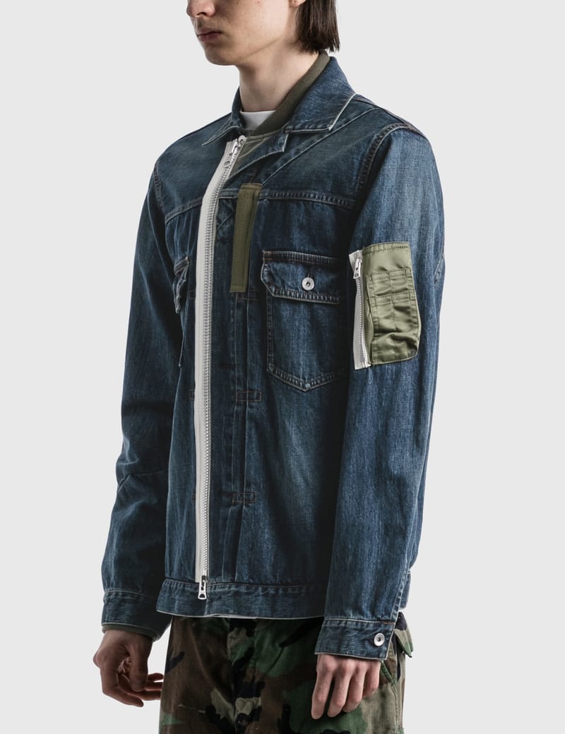 Sacai - Denim Blouson | HBX - Globally 