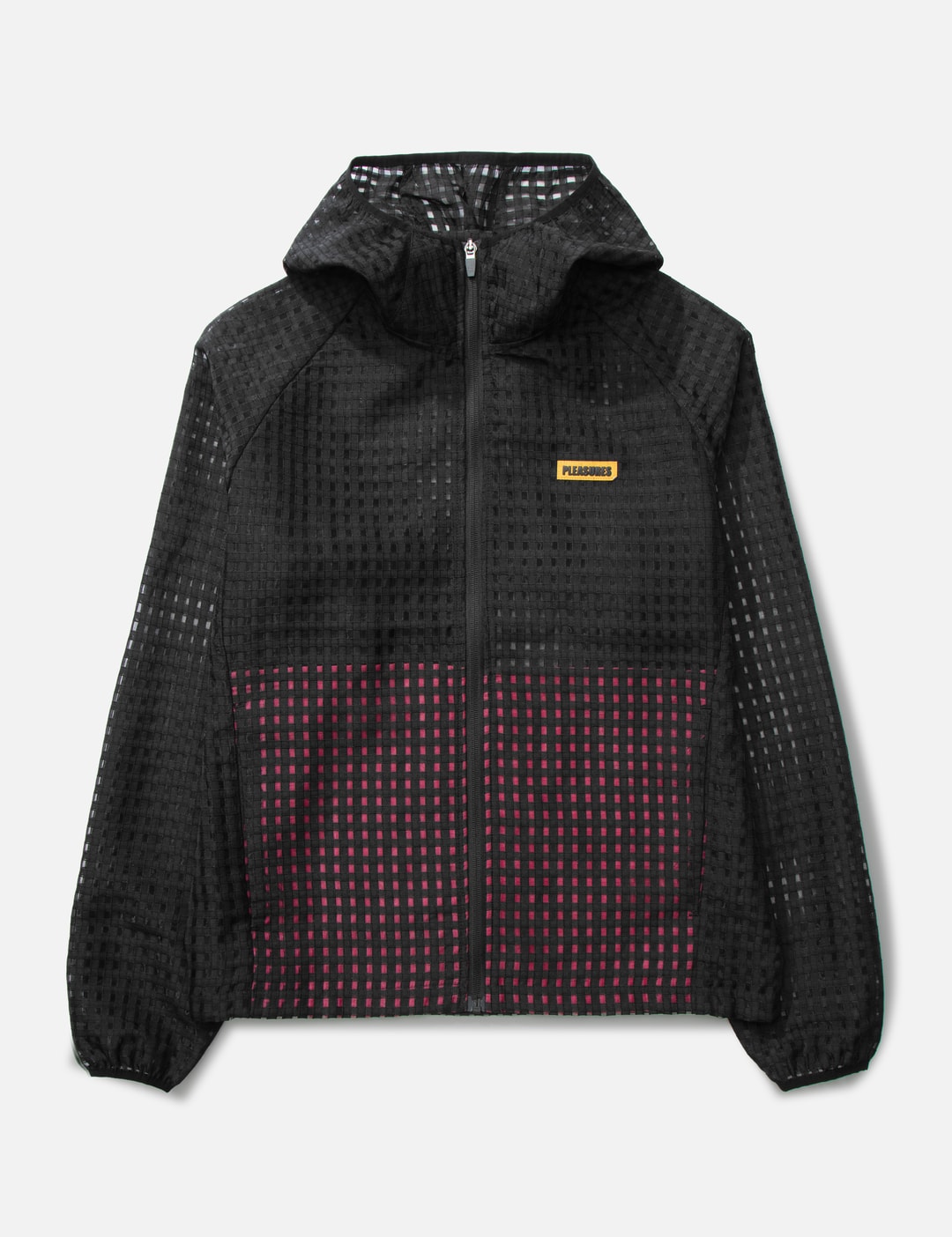 System Plaid Hooded Jacket