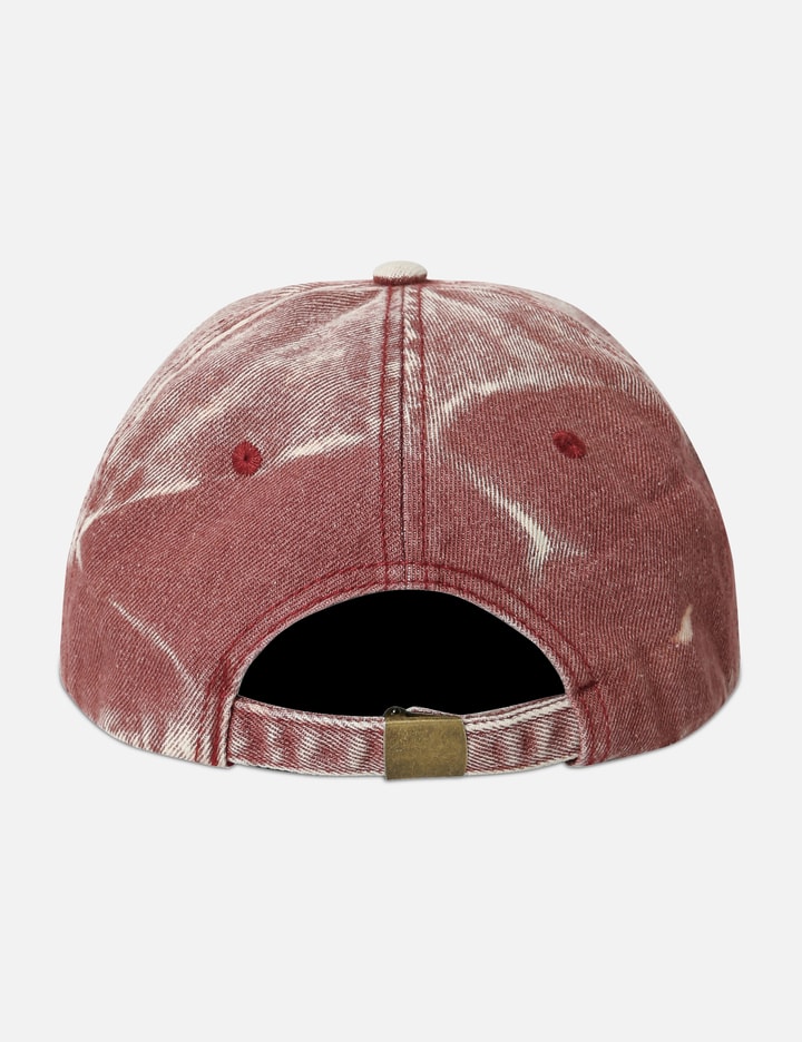 Aly Distressed Logo Red Washed Cap