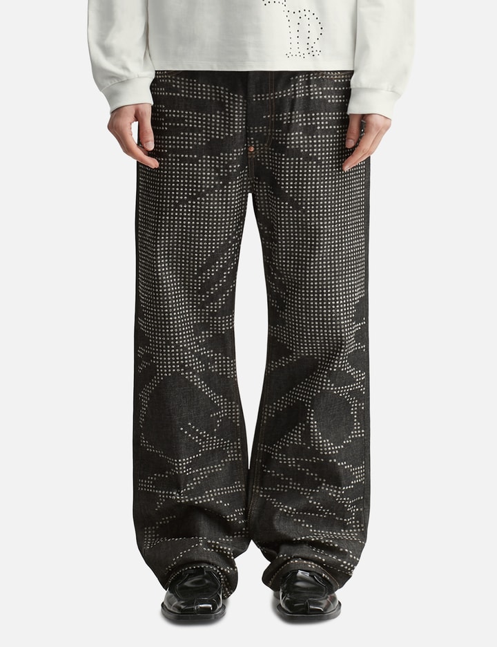 Laser Fade Pixel Denim Placeholder Image