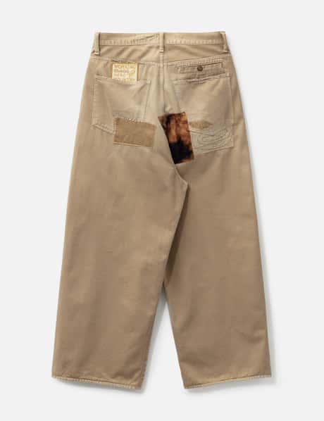 Olive Herringbone Easy Baker Pants view 11