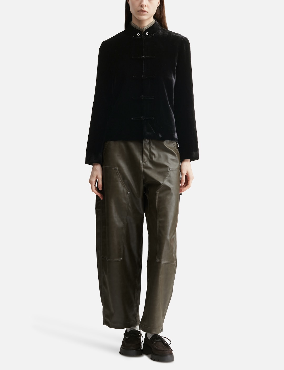 Reset Velvet Stand-Collar Jacket view 15
