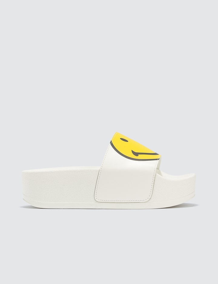 White Macro Smile Sandals Placeholder Image