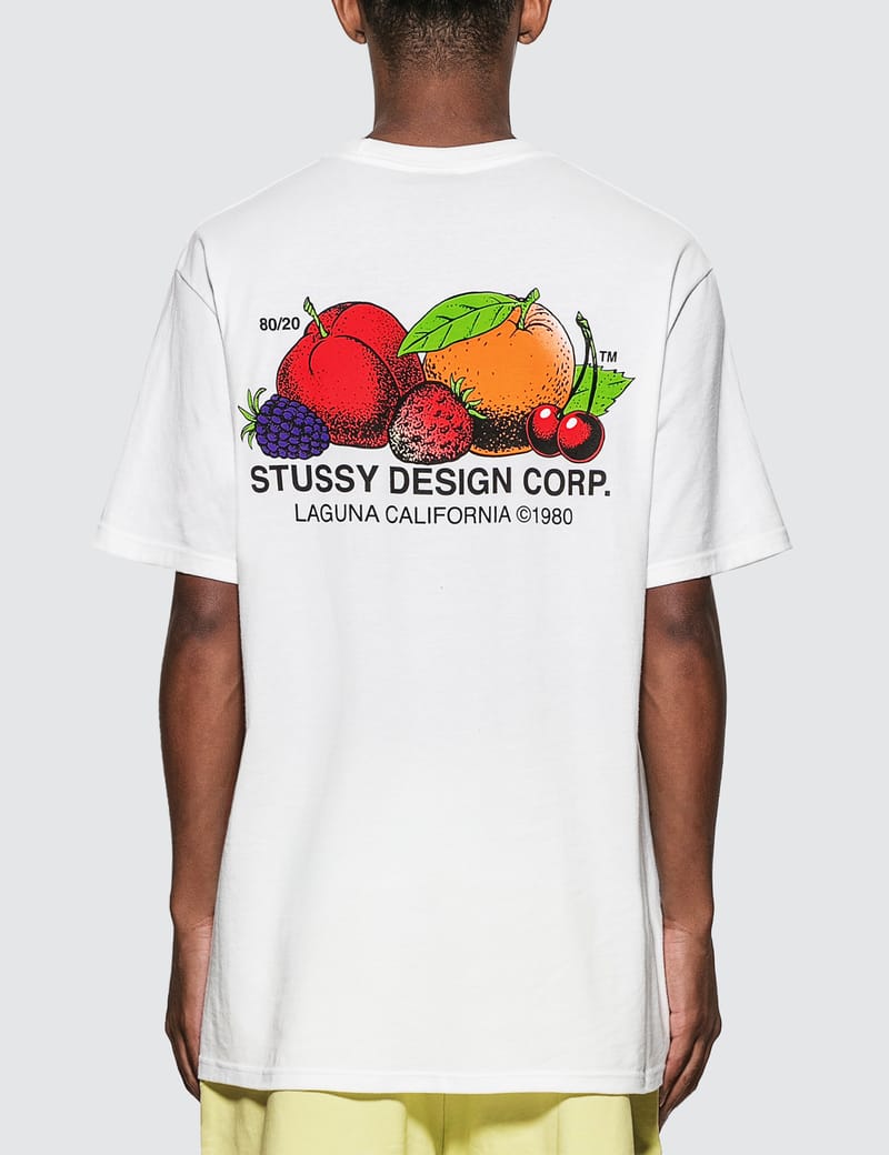Stussy - Fresh Fruit T-Shirt White 