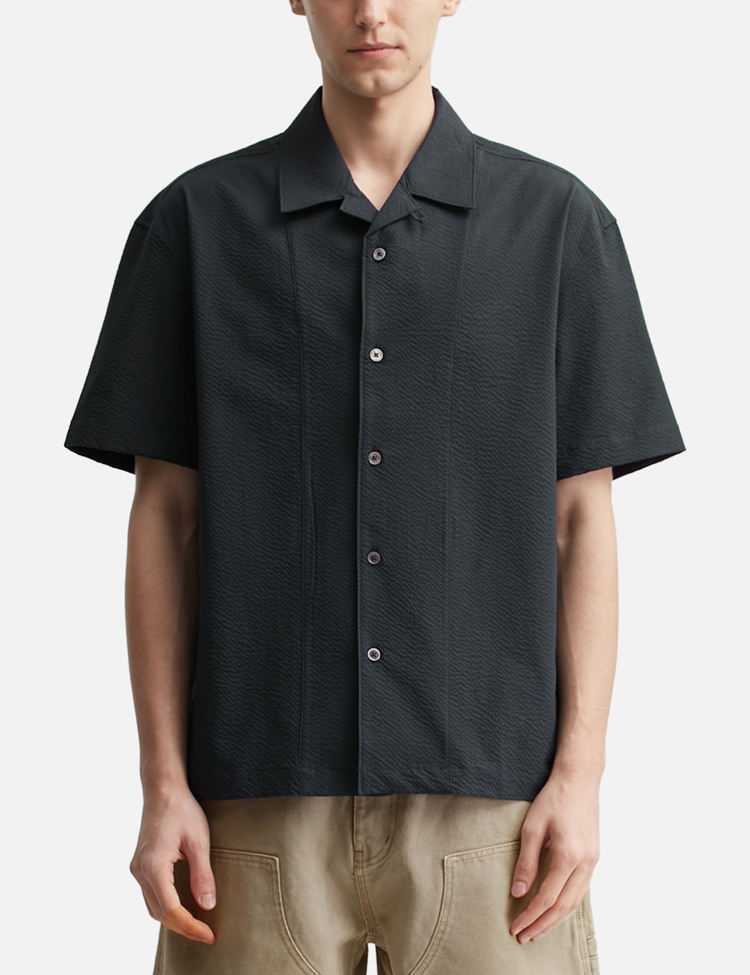 Panel Line Camp Collar Half Shirt view 11