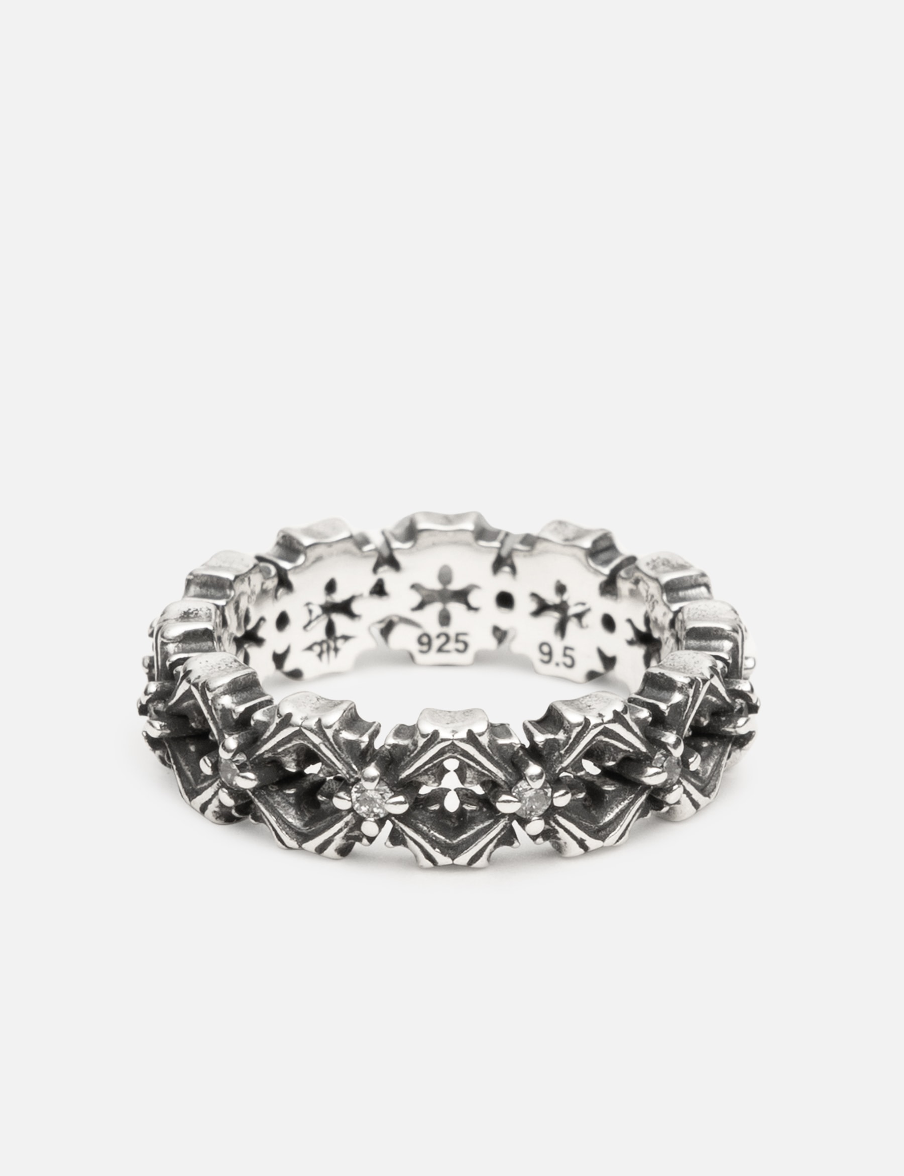 CRUCIS Quadruplets Classic Oxidised Ring view 10