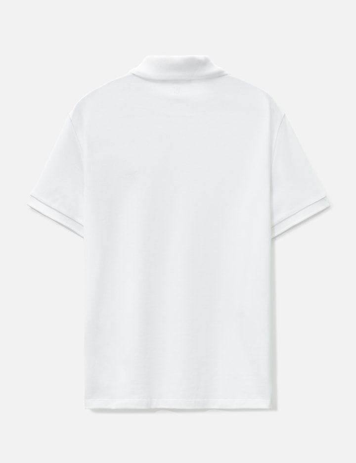 Shop Ami Alexandre Mattiussi Ami De Coeur Polo Shirt In White