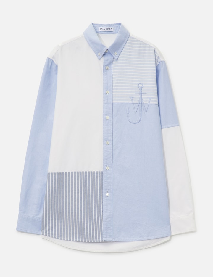 JW Anderson Striped Two Tone Shirt