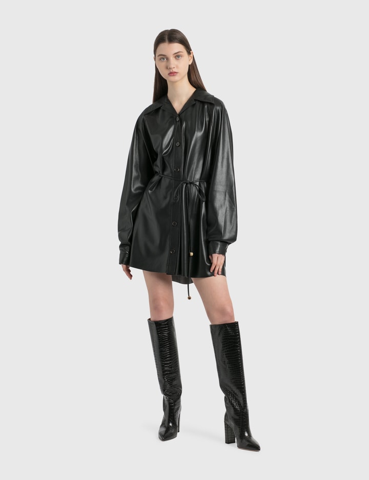 Nanushka - Joy Vegan Leather Dress | HBX Nanushka - Joy Vegan Leather Dress | HBX