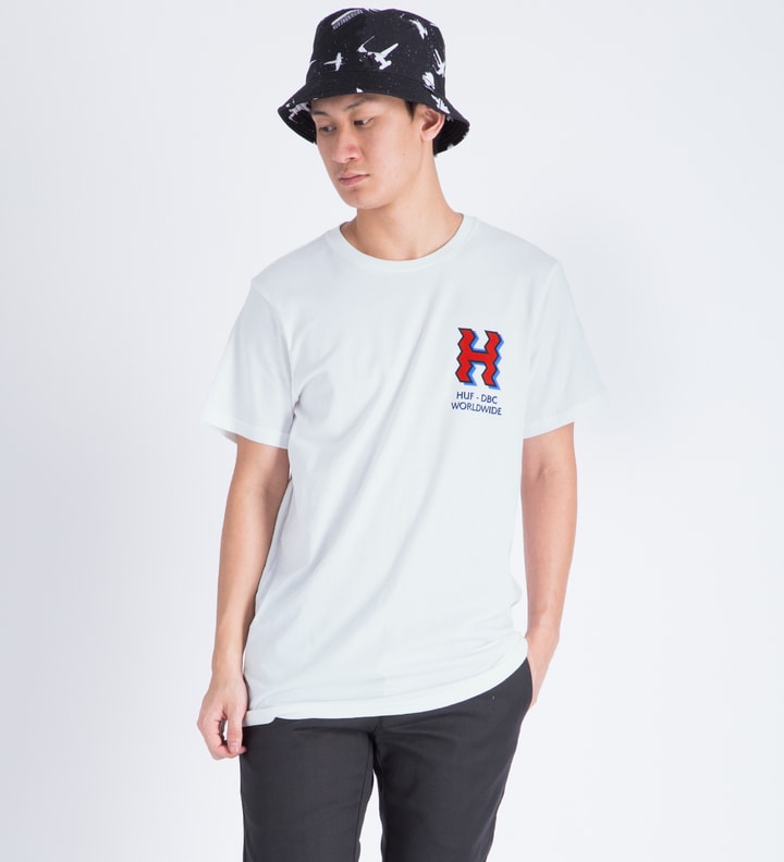 White Crooked H T-Shirt Placeholder Image
