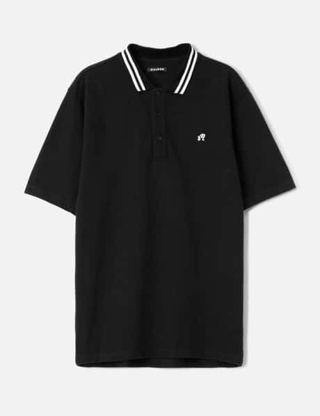 Malbon Golf Evergreen Performance Pique Golf Polo Shirt