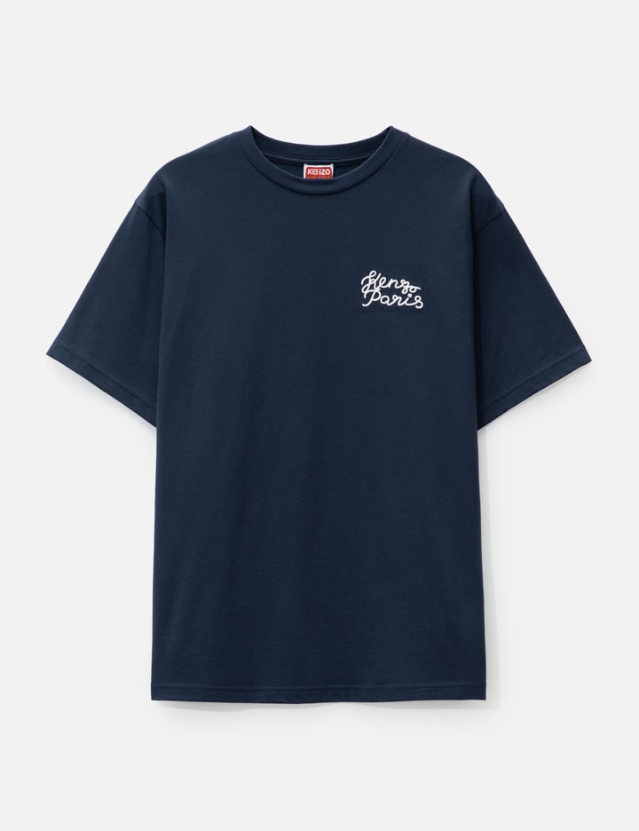 'Kenzo Heart' Oversized Embroidered T-shirt Placeholder Image