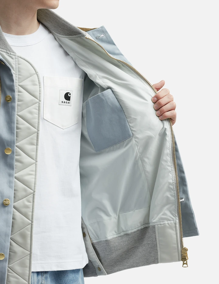 sacai x Carhartt WIP Women's Canvas x MA-1 Jacket Detroit  Light Blue –  Page sacai x Carhartt WIP Women's Canvas x MA-1 Jacket Detroit – Carhartt  WIP USA