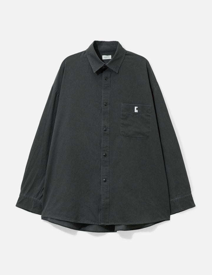 "C”vintage Effect Cooldots® City Uniform L/S Shirt V
