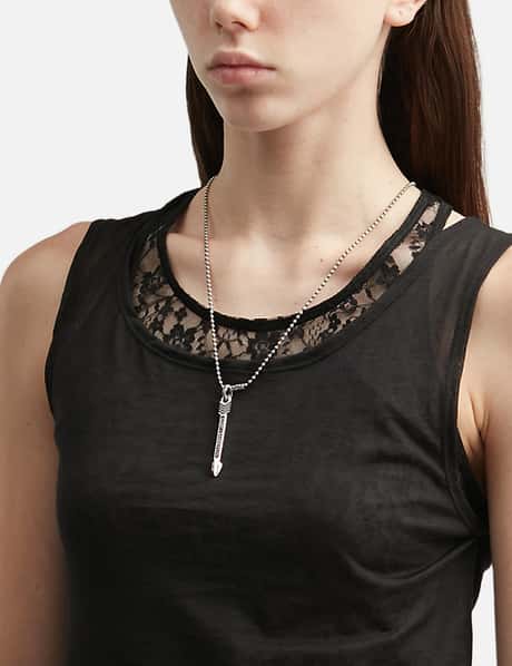 CS Symbol Shooting Arrow Over The Rainbow Pendant view 8