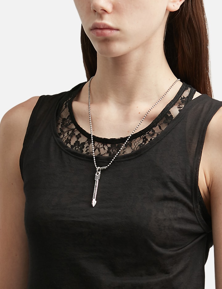 CS Symbol Shooting Arrow Over The Rainbow Pendant view 3