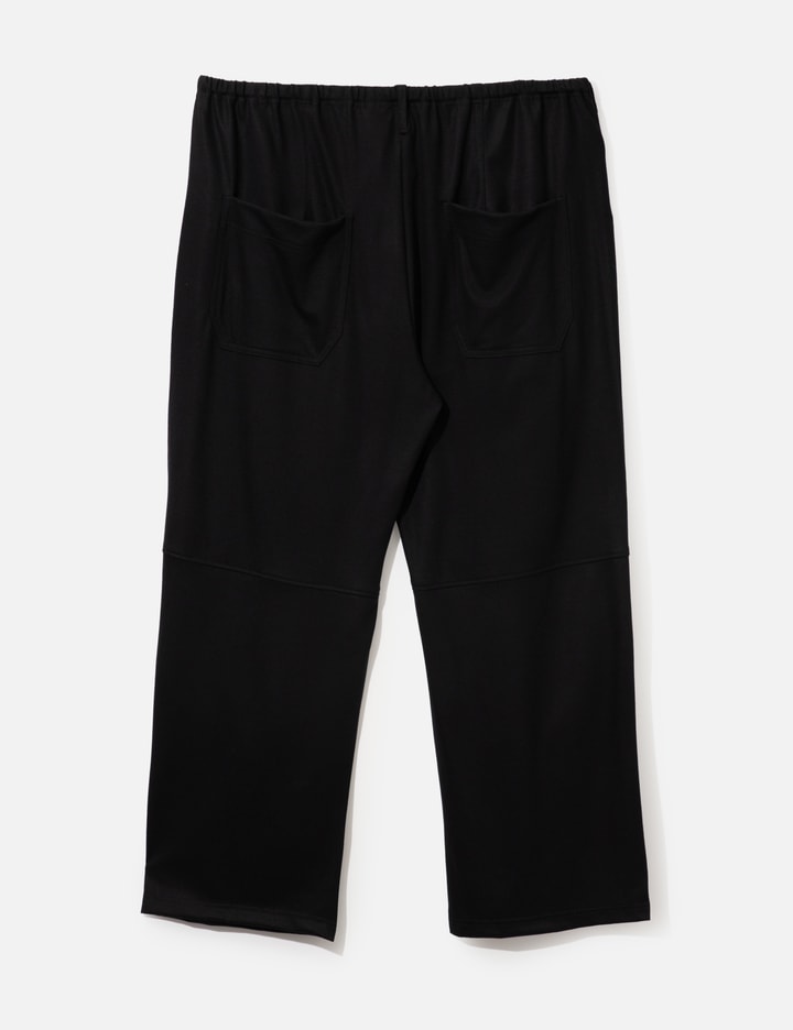 ANCELLM Wool Cut Knee Tuck Slacks