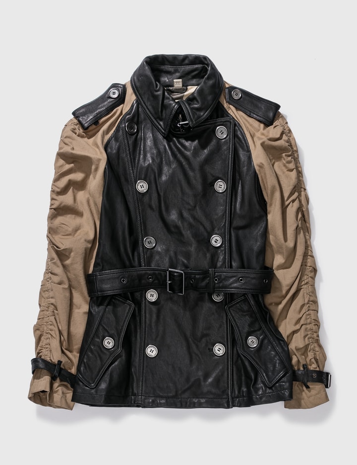 BURBERRY LEATHER TRENCH COAT Placeholder Image