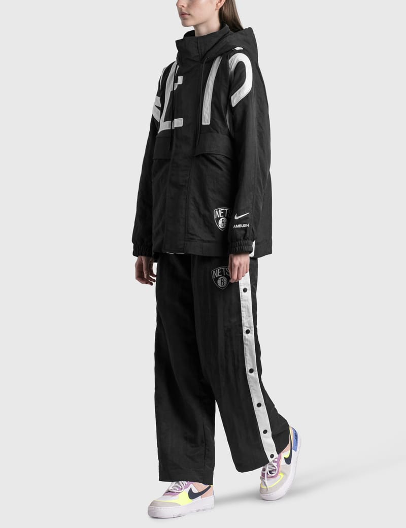 chaqueta nike wmns x ambush brooklyn nets black