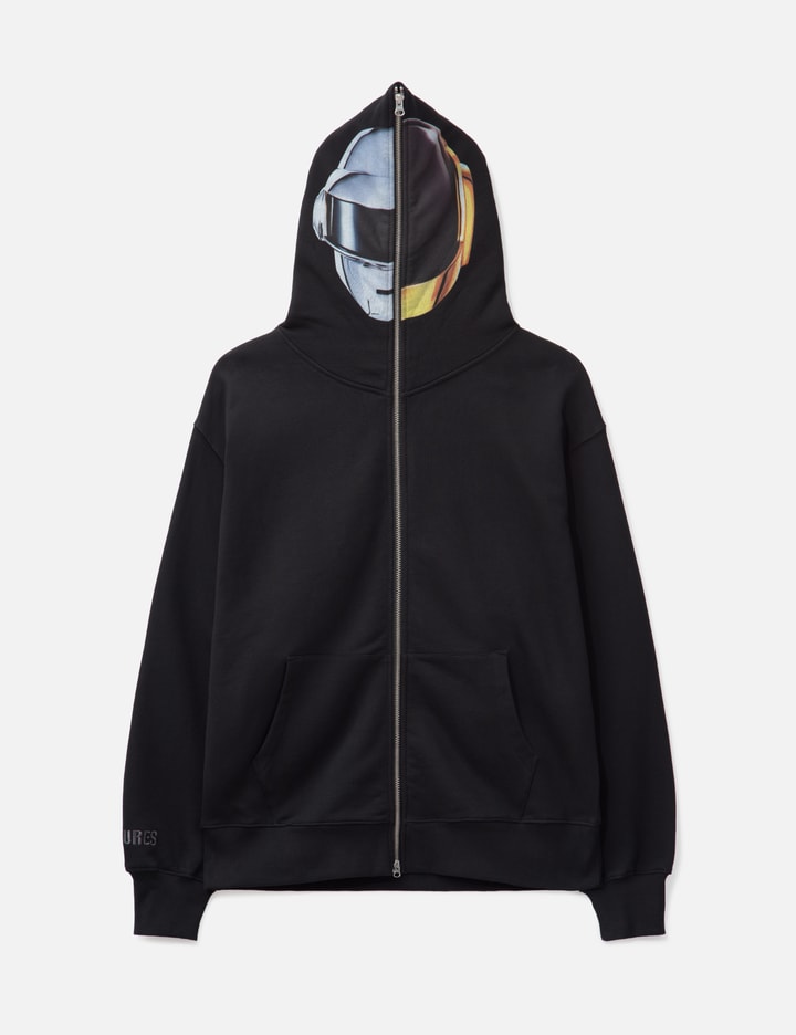 Pleasures Daft Punk Ram Graphic Zipper Hoodie In Black
