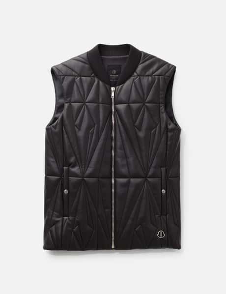 Moncler + Rick Owens Geocamo Flight Nappa Leather Gilet view 6