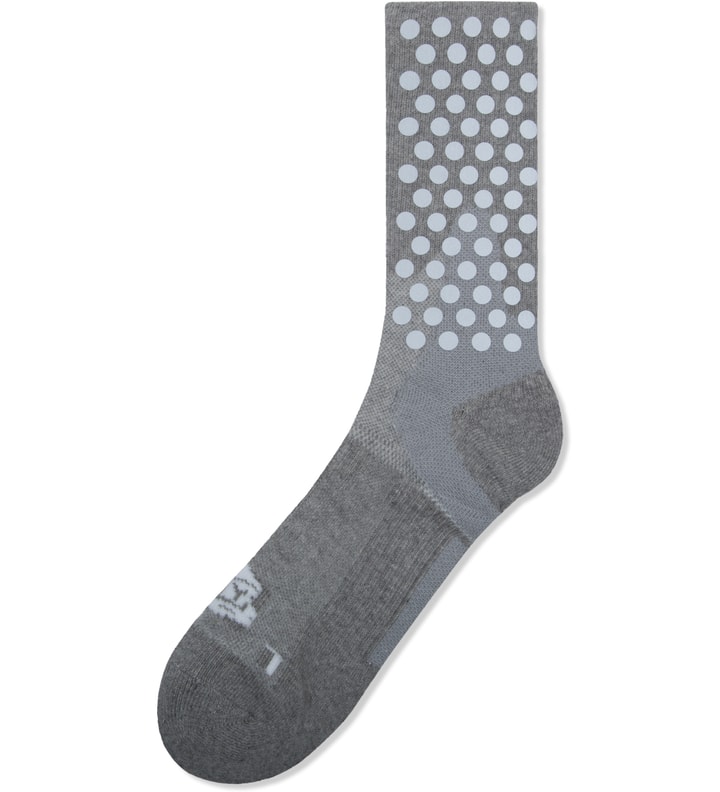 Heather Grey Half Calf Original Dot Socks Placeholder Image