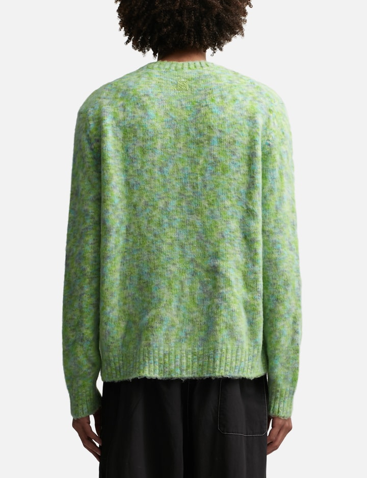 Shop Loewe Wool Blend Sweater In Green
