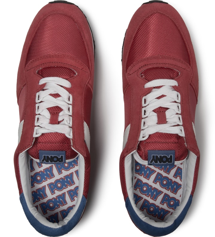 Red/White Joggy Ox Nylon Sneakers Placeholder Image