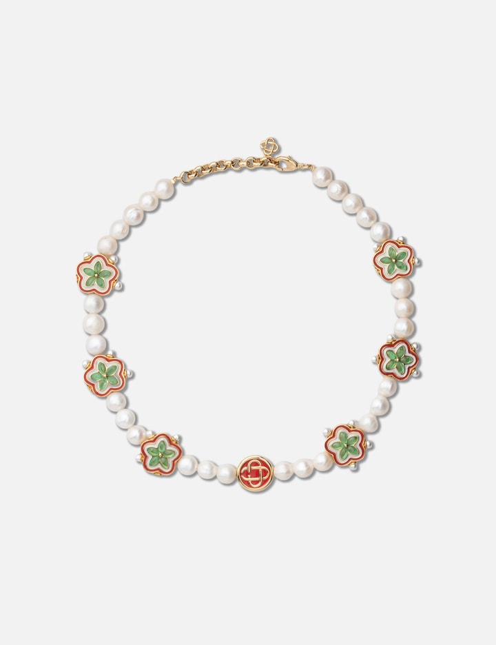 Gradient Flower Short Necklace Placeholder Image