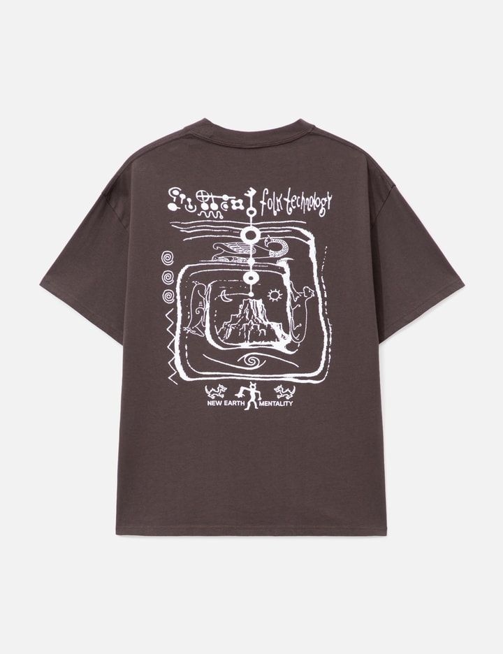 Brain Dead Ancient Knowledge T-shirt In Brown