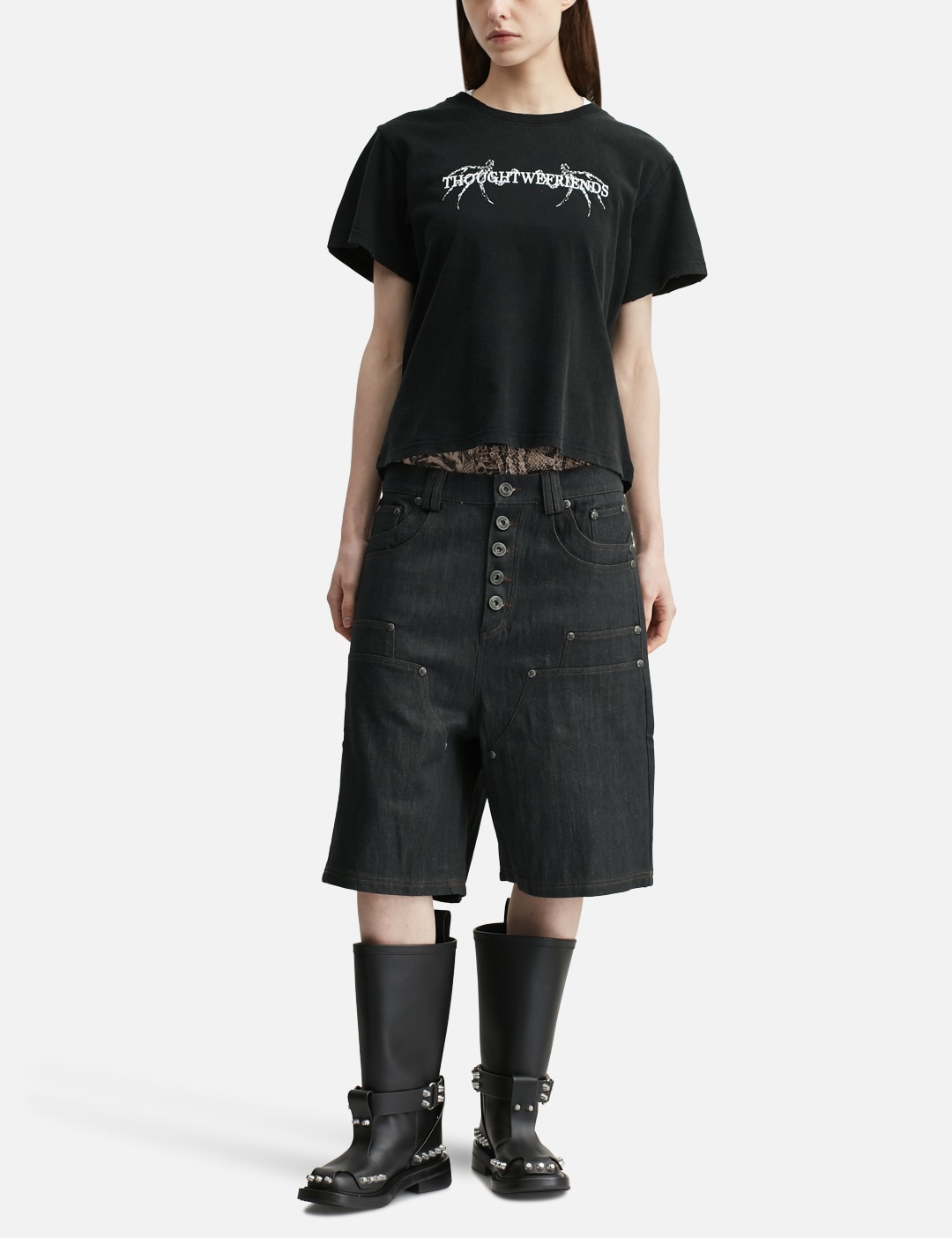 "Orius" Bone Wings Fitted T-Shirt view 15