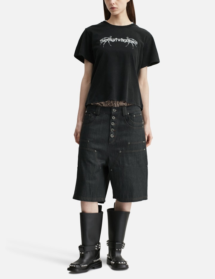 "Orius" Bone Wings Fitted T-Shirt view 5