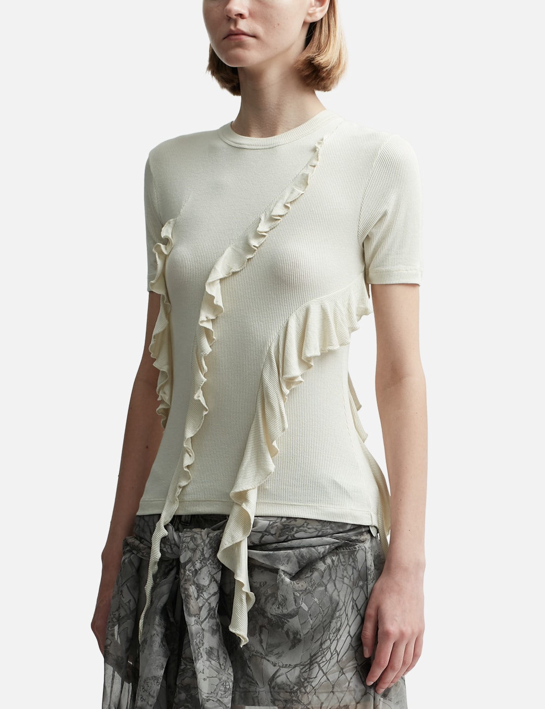 Ruffle Draped Top view 8