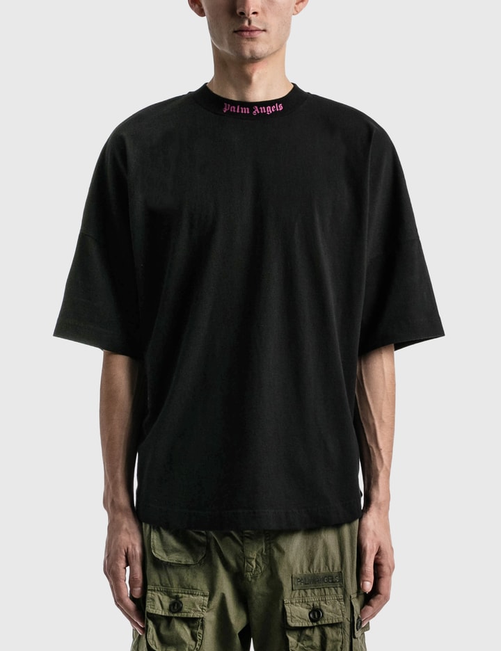 Doubled Logo Over T-shirt Placeholder Image