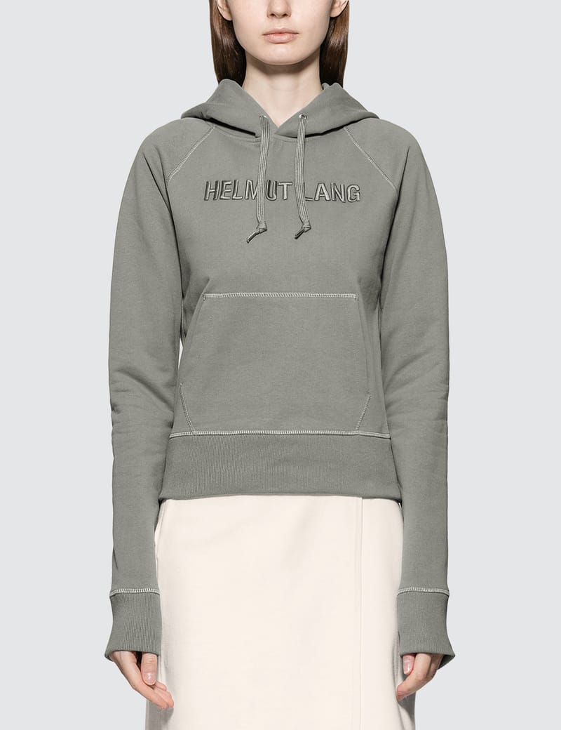 tan helmut lang hoodie