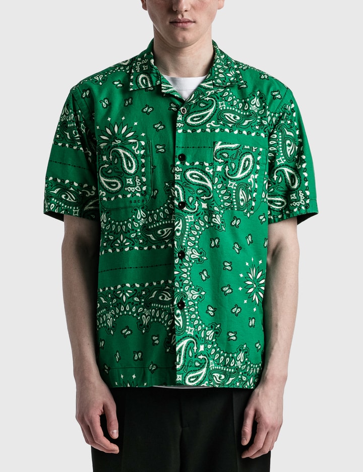 thisisneverthat® Bandana Men's Short Sleeve Shirt Green TN221WSHTS02-Green