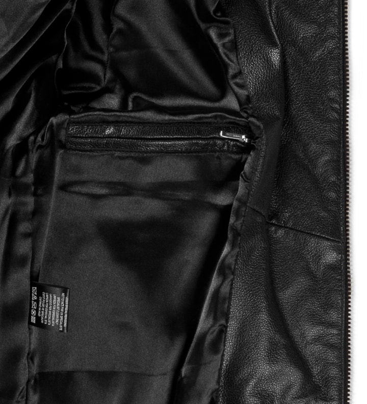 Black High Grain Diamond Bomber Jacket Placeholder Image