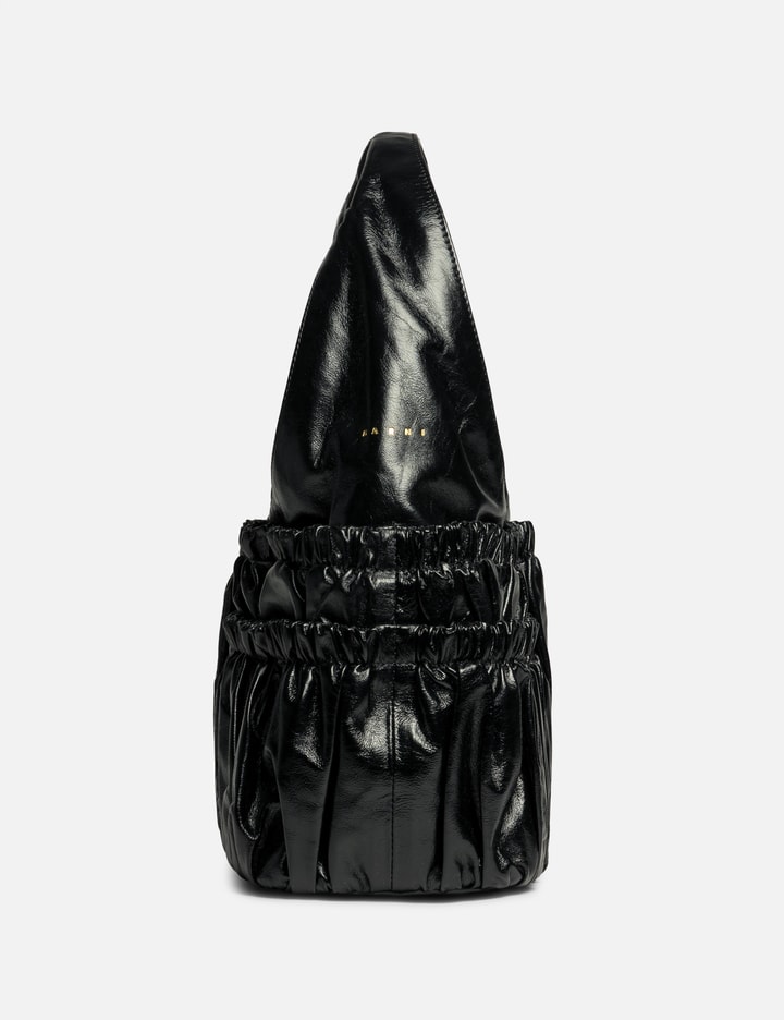 Marni Leather Gathered Hobo Bag