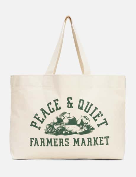 Peace & Quiet Farmers Market Tote Bag