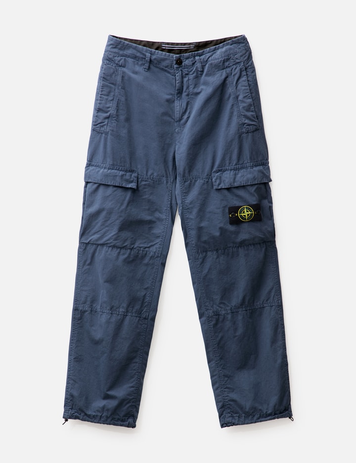 Stone Island 'old' Treatment Cargo Pants In Blue