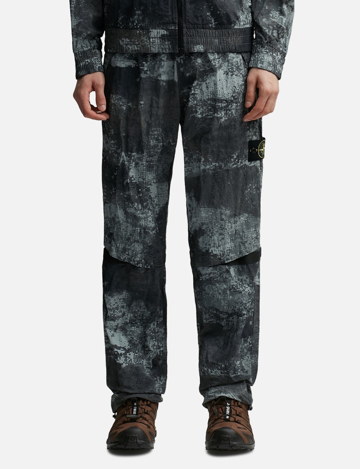 Dissolving Grid Camo On Econyl® Regenerated Nylon Loose Fit Pants Placeholder Image