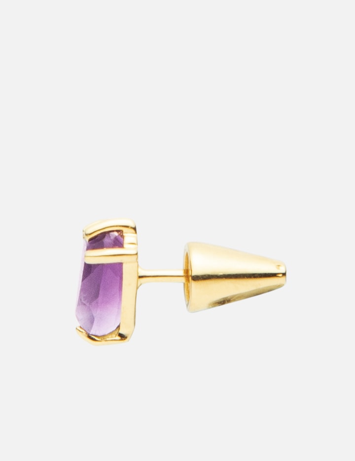 Mini Half Cut Mini Amethyst Earring Placeholder Image