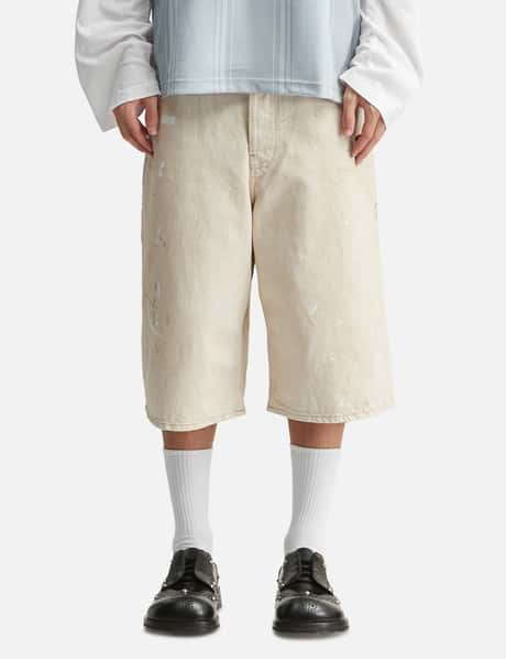 Distressed Denim Shorts view 10