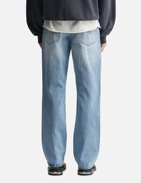 Slim Straight Denim Jeans view 12
