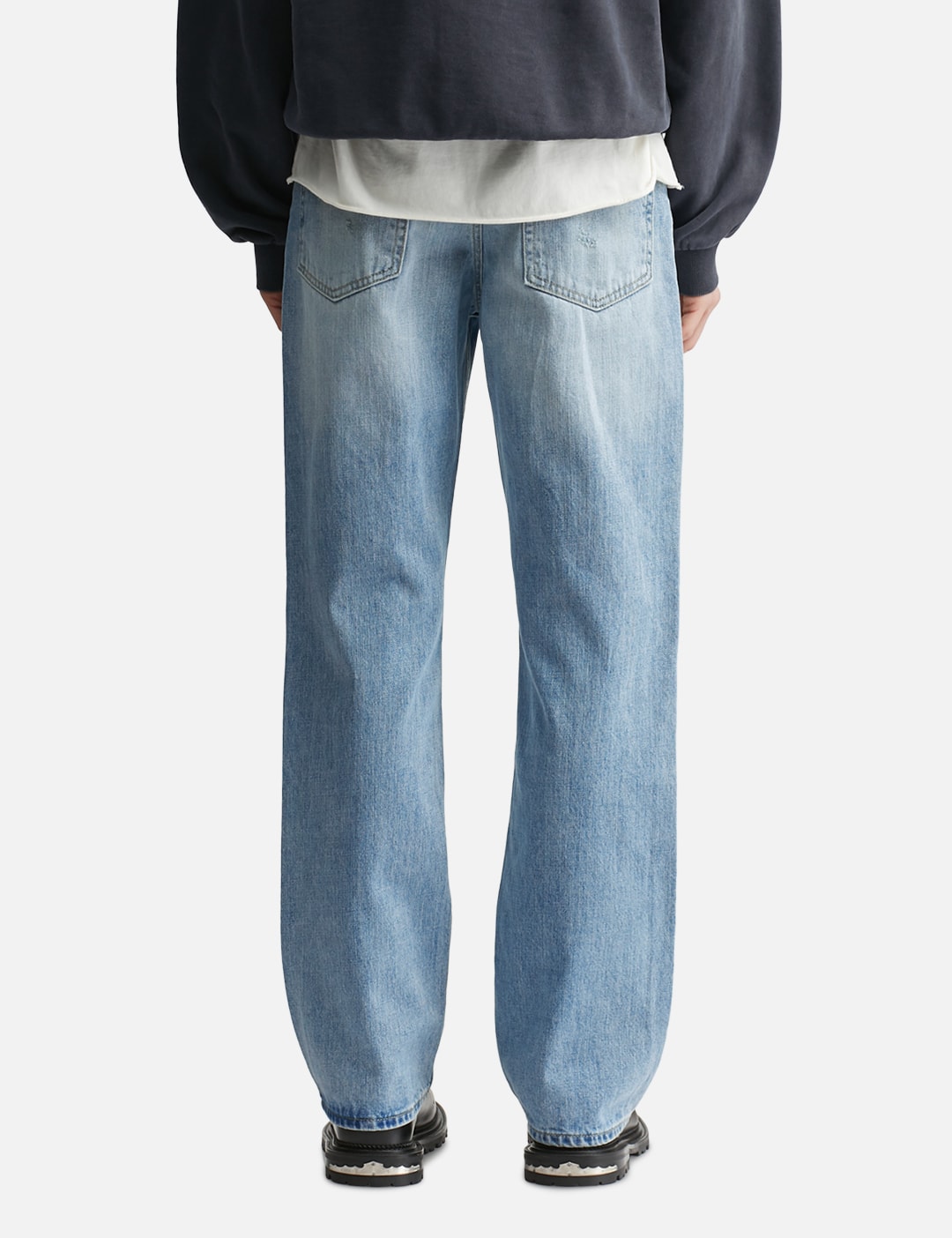 Slim Straight Denim Jeans view 19