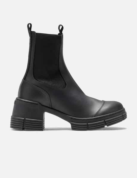 Ganni Rubber Heeled City Boots