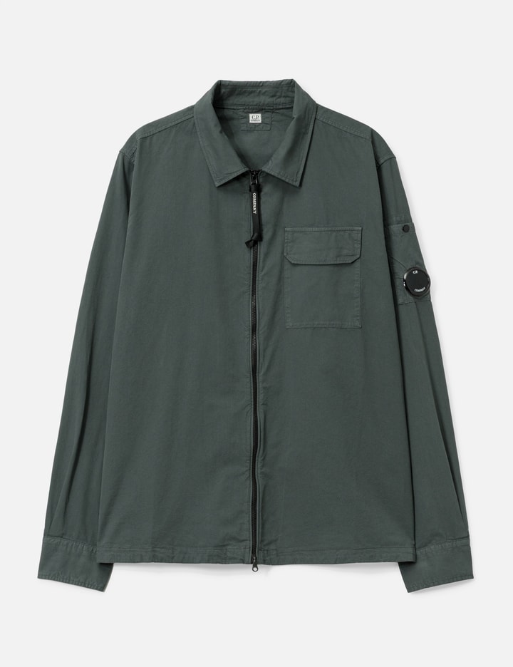 C.P. Company Overshirt In Organic Gabardine