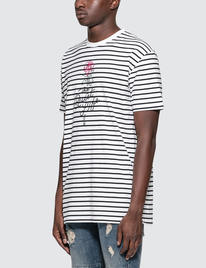 Stripe Rose S/S T-Shirt Placeholder Image