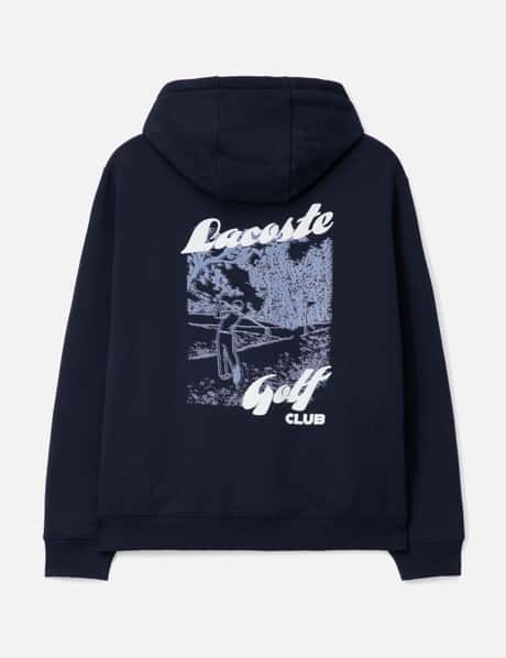 Lacoste Printed Fleece Golf Hoodie